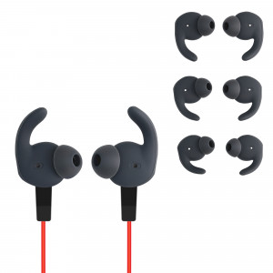 Set 6 Varfuri de schimb pentru casti Huawei AM61, Kwmobile, Gri, Silicon, 49426.22 - Img 1