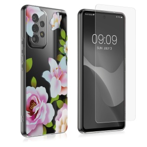 Set Husa si Folie de protectie Kwmobile pentru Samsung Galaxy A53 5G, Multicolor, Silicon/Sticla securizata, KWM000021SF003C - Img 2