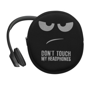 Husa Casti Kwmobile pentru Logitech H390, Negru/Alb, Neopren, KWM0000251X001C - Img 2