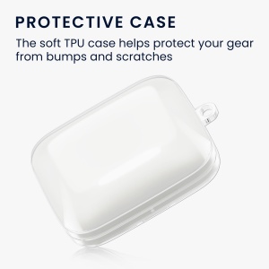 Husa Casti Kwmobile pentru OnePlus Buds Pro 2, Transparent, Silicon, KWM000025FG001C - Img 4