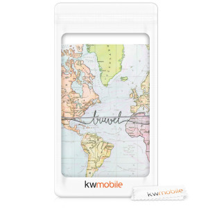 Husa de protectie pentru pasaport, Kwmobile, Multicolor, PVC, 49059.03 - Img 6