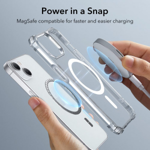 Husa ESR Air Armor Halolock MagSafe pentru Apple iPhone 14 Plus/15 Plus Transparent - Img 2