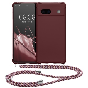 Husa Kwmobile cu jnur pentru Google Pixel 7a, Violet, Silicon, 61600.187 - Img 2