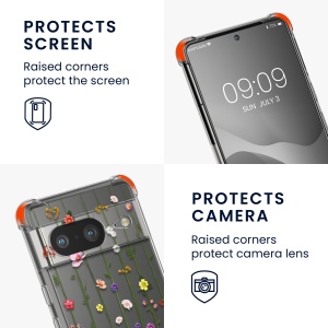 Husa Kwmobile cu jnur pentru Google Pixel 8, Multicolor, Silicon, KWM0000208R004C - Img 4