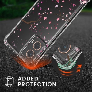 Husa Kwmobile cu jnur pentru Motorola Moto G85, Multicolor, Silicon, KWM000022TT001C - Img 5