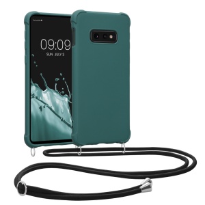 Husa Kwmobile cu jnur pentru Samsung Galaxy S10e, Verde, Silicon, 59954.78 - Img 1