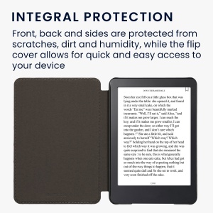 Husa Kwmobile pentru Amazon Kindle (2022), Rosu, Nylon, KWM000023RO002C - Img 4