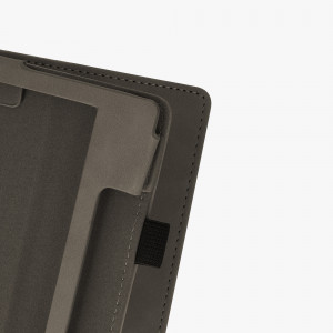 Husa kwmobile pentru Amazon Kindle Oasis 10, Piele ecologica, Gri, 59393.04 - Img 6