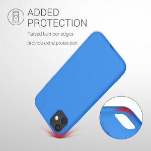 Husa kwmobile pentru Apple iPhone 11, Silicon, Albastru, 49787.189 - Img 7