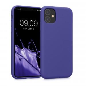 Husa Kwmobile pentru Apple iPhone 11, Silicon, Albastru, 50791.234 - Img 1