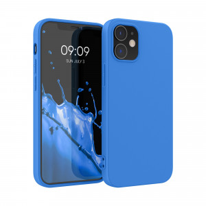 Husa Kwmobile pentru Apple iPhone 12/iPhone 12 Pro, Silicon, Albastru, 53938.189 - Img 1