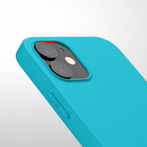 Husa kwmobile pentru Apple iPhone 12/iPhone 12 Pro, Silicon, Albastru, 53938.223 - Img 8