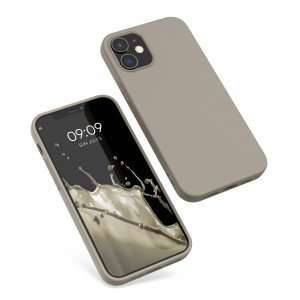 Husa Kwmobile pentru Apple iPhone 12/iPhone 12 Pro, Silicon, Gri, 53938.16 - Img 2