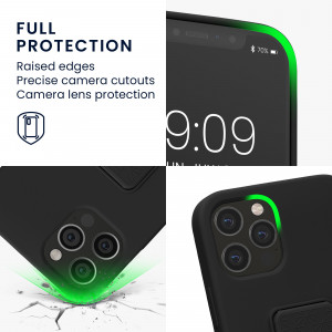 Husa Kwmobile pentru Apple iPhone 12/iPhone 12 Pro, Silicon, Negru, 58283.01 - Img 4