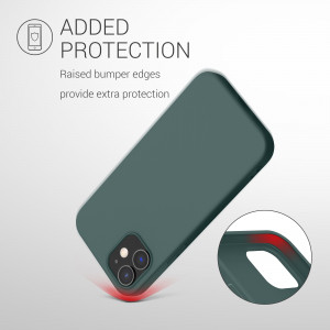 Husa Kwmobile pentru Apple iPhone 12/iPhone 12 Pro, Silicon, Verde, 53938.171 - Img 7