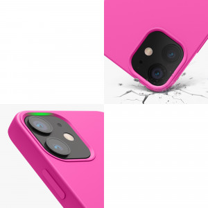 Husa kwmobile pentru Apple iPhone 12 Mini, Silicon, Roz, 52640.135 - Img 8