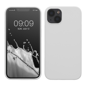 Husa Kwmobile pentru Apple iPhone 13, Alb, Silicon, KWM000013OV095C - Img 1