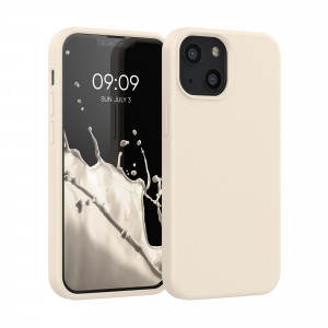 Husa Kwmobile pentru Apple iPhone 13 Mini, Bej, Silicon, 55877.204 - Img 1