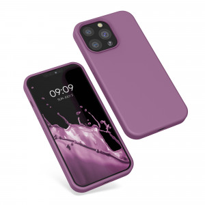Husa Kwmobile pentru Apple iPhone 13 Pro, Silicon, Mov, 55880.235 - Img 2