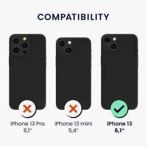 Husa kwmobile pentru Apple iPhone 13, Silicon, Maro, 55878.249 - Img 2