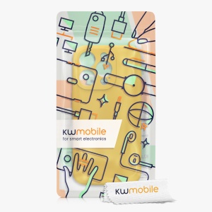 Husa Kwmobile pentru Apple iPhone 15 Pro, Galben, Silicon, KWM000022OM002C - Img 8