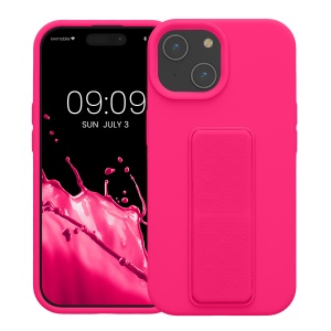 Husa Kwmobile pentru Apple iPhone 15, Roz, Silicon, KWM000022NT002C - Img 2