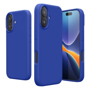 Husa Kwmobile pentru Apple iPhone 16, Albastru, Silicon, KWM000022TU004C - Img 2