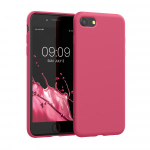 Husa Kwmobile pentru Apple iPhone 8/iPhone 7/iPhone SE 2, Silicon, Roz, 49979.238 - Img 1