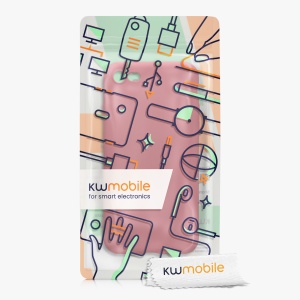 Husa Kwmobile pentru Apple iPhone SE (2022)/iPhone SE (2020)/iPhone 8, Roz inchis, Silicon, KWM0000083F050C - Img 7