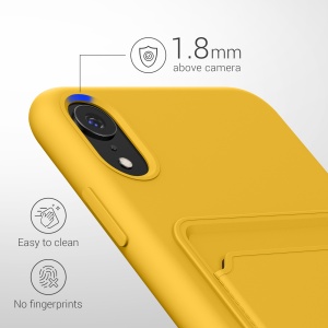 Husa Kwmobile pentru Apple iPhone XR, Galben, Silicon, KWM0000134H012C - Img 3