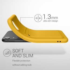 Husa Kwmobile pentru Apple iPhone XR, Galben, Silicon, KWM0000134H012C - Img 7