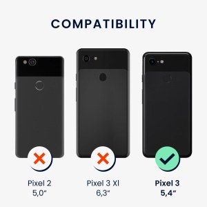 Husa Kwmobile pentru Google Pixel 3, Negru, Silicon, 45967.01 - Img 6