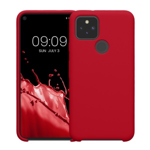 Husa Kwmobile pentru Google Pixel 5, Rosu, Silicon, KWM0000122K035C - Img 2