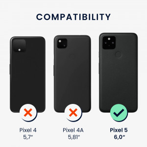 Husa Kwmobile pentru Google Pixel 5, Verde, Silicon, 53778.202 - Img 6