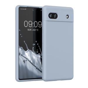 Husa Kwmobile pentru Google Pixel 6a, Albastru deschis, Silicon, KWM000015FZ061C - Img 1