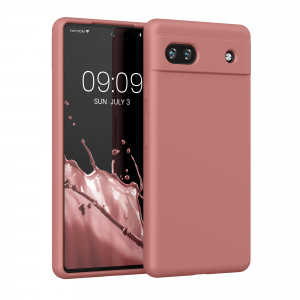 Husa Kwmobile pentru Google Pixel 6a, Roz, Silicon, 57815.193 - Img 1