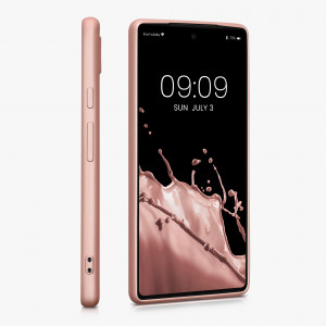 Husa Kwmobile pentru Google Pixel 6a, Silicon, Rose Gold, 57960.31 - Img 5