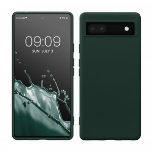 Husa kwmobile pentru Google Pixel 6a, Silicon, Verde, 58053.169 - Img 1