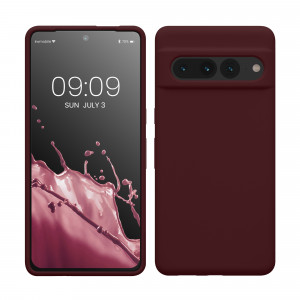 Husa kwmobile pentru Google Pixel 7 Pro, Silicon, Visiniu, 59452.187 - Img 1