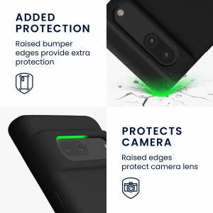 Husa kwmobile pentru Google Pixel 7, Silicon, Negru, 59451.01 - Img 4