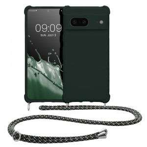 Husa Kwmobile pentru Google Pixel 7, Verde, Silicon, 59966.169 - Img 2