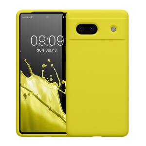 Husa Kwmobile pentru Google Pixel 7a, Galben, Silicon, KWM000019YE015C - Img 2