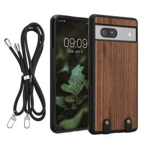 Husa Kwmobile pentru Google Pixel 7a, Maro, Lemn, KWM000020JW001C - Img 2