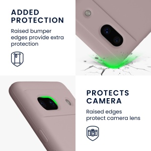 Husa Kwmobile pentru Google Pixel 7a, Mov, Silicon, KWM000019YE018C - Img 3