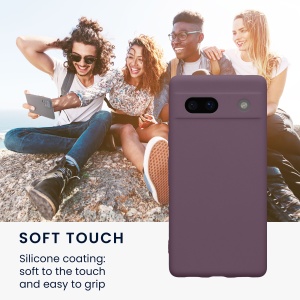 Husa Kwmobile pentru Google Pixel 7a, Mov, Silicon, KWM000019YF022C - Img 3