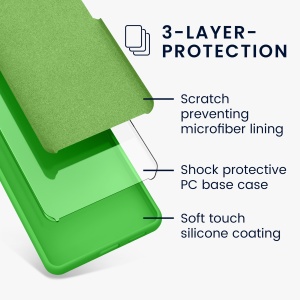 Husa Kwmobile pentru Google Pixel 7a, Verde, Silicon, KWM000019YE051C - Img 5