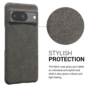 Husa Kwmobile pentru Google Pixel 8, Gri, Textil, KWM000020JB002C - Img 3
