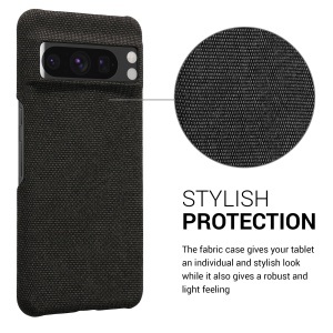 Husa Kwmobile pentru Google Pixel 8 Pro, Gri inchis, Textil, KWM000020JC001C - Img 6