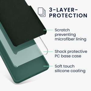 Husa Kwmobile pentru Google Pixel 8 Pro, Verde, Silicon, KWM0000208G034C - Img 5