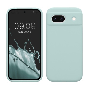 Husa Kwmobile pentru Google Pixel 8a, Verde deschis, Silicon, KWM000020KQ045C - Img 1